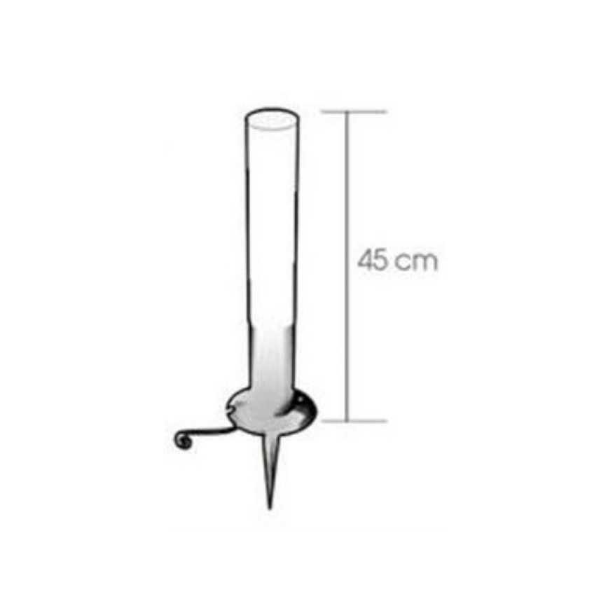 Lampada da esterno EASY CONNECT 1xE27/20W/230V IP44 acciaio inossidabile