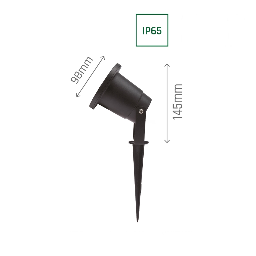 Lampada da esterno FLORI 1xGU10/6W/230V IP65