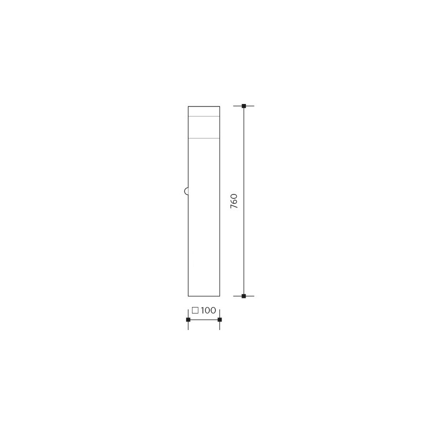 Lampada da esterno GARD 1xE14/60W/230V IP44
