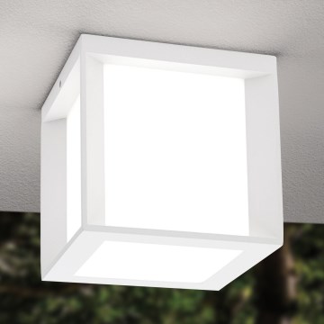 Lampada da esterno HENRY 1xE27/15W/230V 16x16 cm IP44 bianca