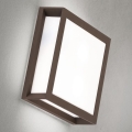 Lampada da esterno HENRY 2xE27/15W/230V 26x26 cm IP44 marrone