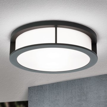 Lampada da esterno HENRY 2xE27/15W/230V Ø 30 cm IP44 antracite
