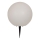 Lampada da esterno KULA 1xE27/60W/230V Ø 35 cm IP44 bianca