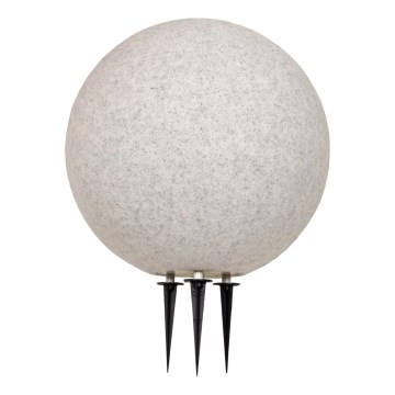 Lampada da esterno KULA 1xE27/60W/230V Ø 40 cm IP44 grigia