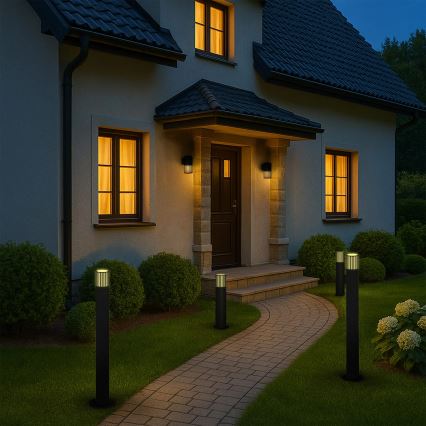Lampada da esterno KUUSAMO 1xE27/20W/230V 74 cm IP54 antracite