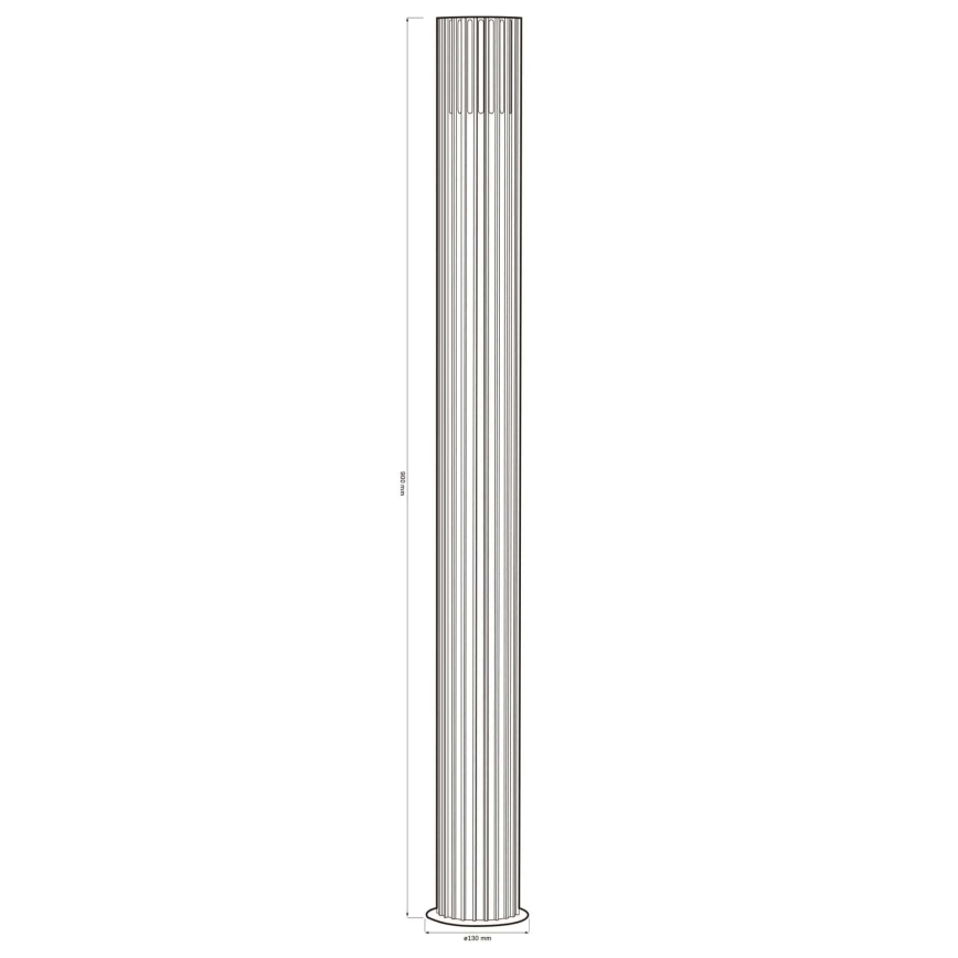 Lampada da esterno KUUSAMO 1xE27/20W/230V 74 cm IP54 antracite