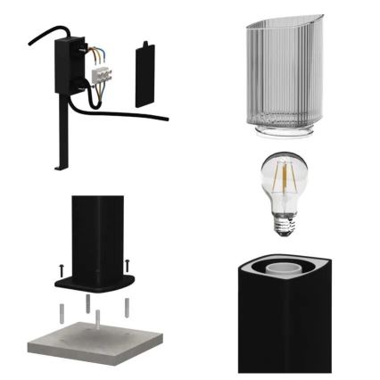 Lampada da esterno LANA 1xE27/25W/230V IP54 45 cm