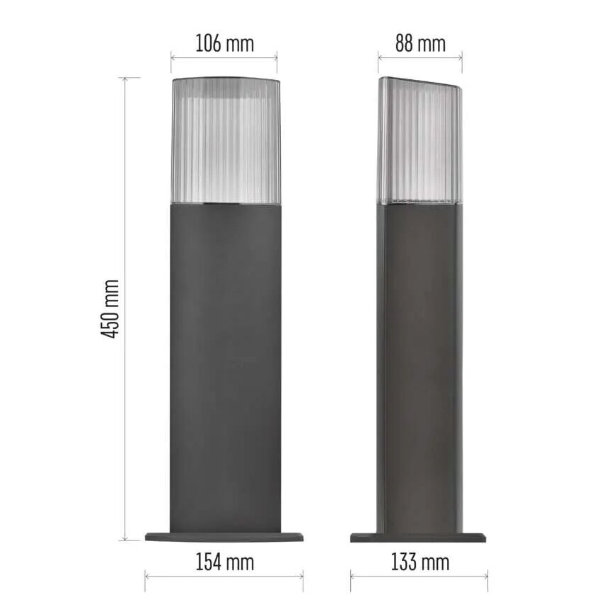 Lampada da esterno LANA 1xE27/25W/230V IP54 45 cm