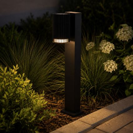 Lampada da esterno LANTHEA 1xGU10/11W/230V IP44 50 cm nera