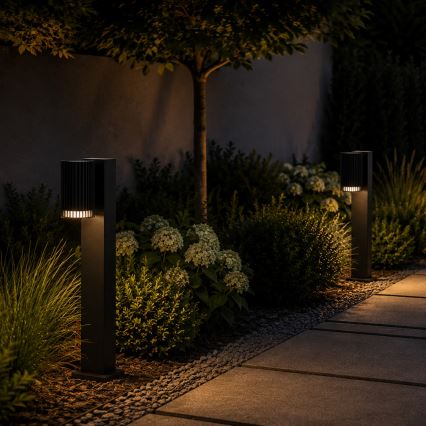 Lampada da esterno LANTHEA 1xGU10/11W/230V IP44 50 cm nera