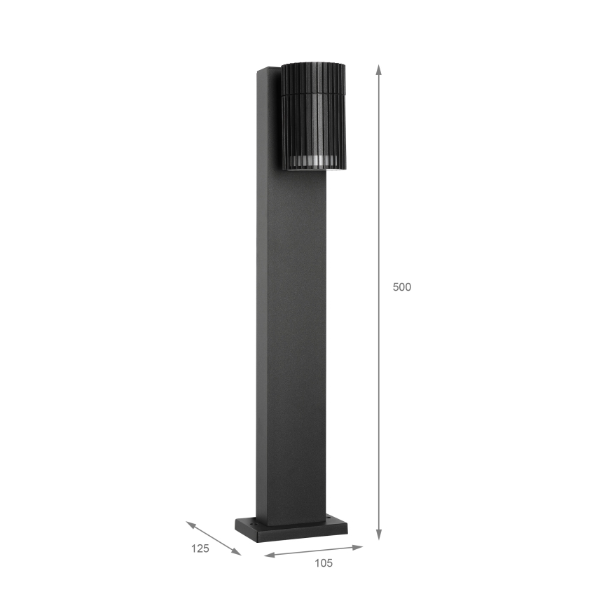 Lampada da esterno LANTHEA 1xGU10/11W/230V IP44 50 cm nera