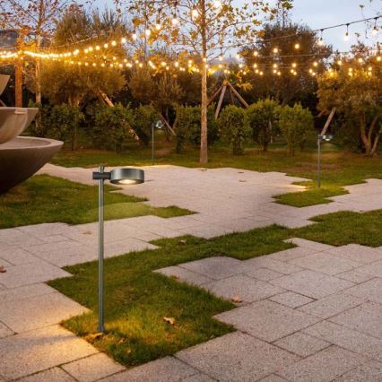 Lampada da esterno LED/7W/230V 3000K IP65 nera