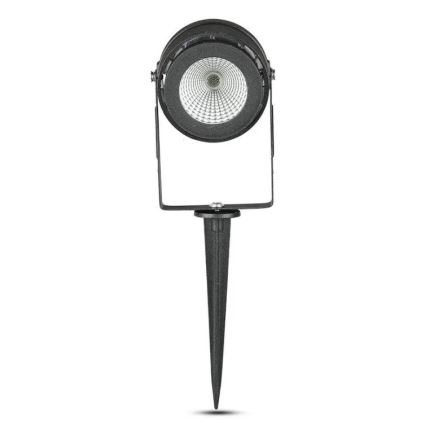 Lampada da esterno LED LED/12W/230V 3000K nero IP65