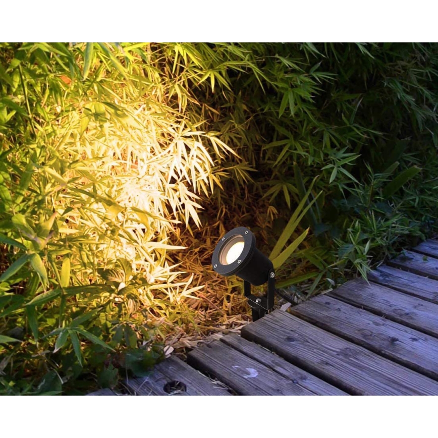 Lampada da esterno LED RGBW dimmerabile BLAKE 1xGU10/4,8W/230V IP65 + telecomando