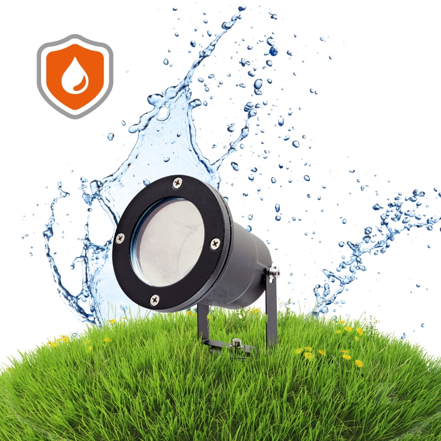 Lampada da esterno LED RGBW dimmerabile BLAKE 1xGU10/4,8W/230V IP65 + telecomando