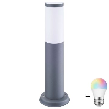 Lampada da esterno LED RGBW dimmerabile OSLO 1xE27/6,5W/230V 2700-6500K Wi-Fi 45 cm IP44 antracite