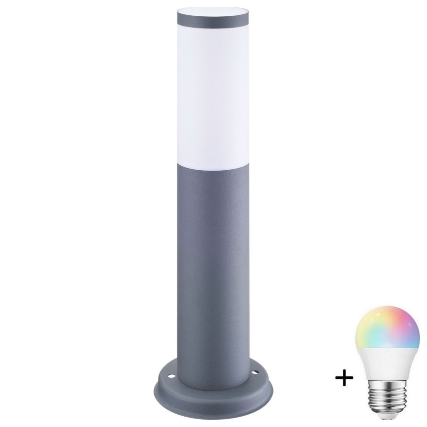 Lampada da esterno LED RGBW dimmerabile OSLO 1xE27/6,5W/230V 2700-6500K Wi-Fi 45 cm IP44 antracite
