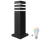 Lampada da esterno LED RGBW dimmerabile TEKSAS 1xE27/12W/230V 2700-6500K Wi-Fi 44 cm IP44 antracite