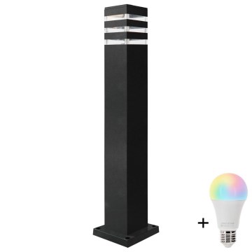 Lampada da esterno LED RGBW dimmerabile TEKSAS 1xE27/12W/230V 2700-6500K Wi‑Fi 74 cm IP44 antracite