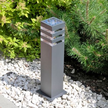 Lampada da esterno dimmerabile LED RGBW TEKSAS 1xE27/9W/230V 2700-6500K Wi-Fi 44 cm IP44 antracite
