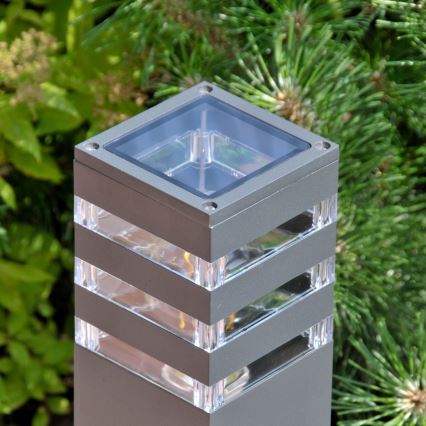 Lampada da esterno dimmerabile LED RGBW TEKSAS 1xE27/9W/230V 2700-6500K Wi-Fi 44 cm IP44 antracite