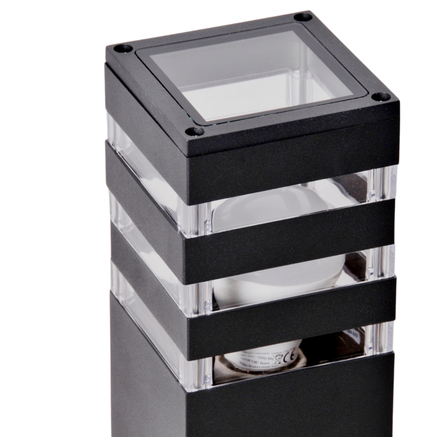 Lampada da esterno dimmerabile LED RGBW TEKSAS 1xE27/9W/230V 2700-6500K Wi-Fi 44 cm IP44 antracite