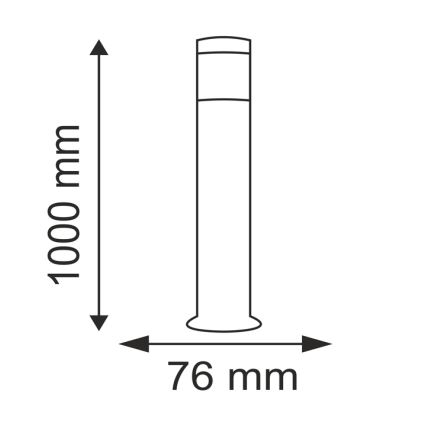 Lampada da esterno LIVIA 1xE27/40W230V