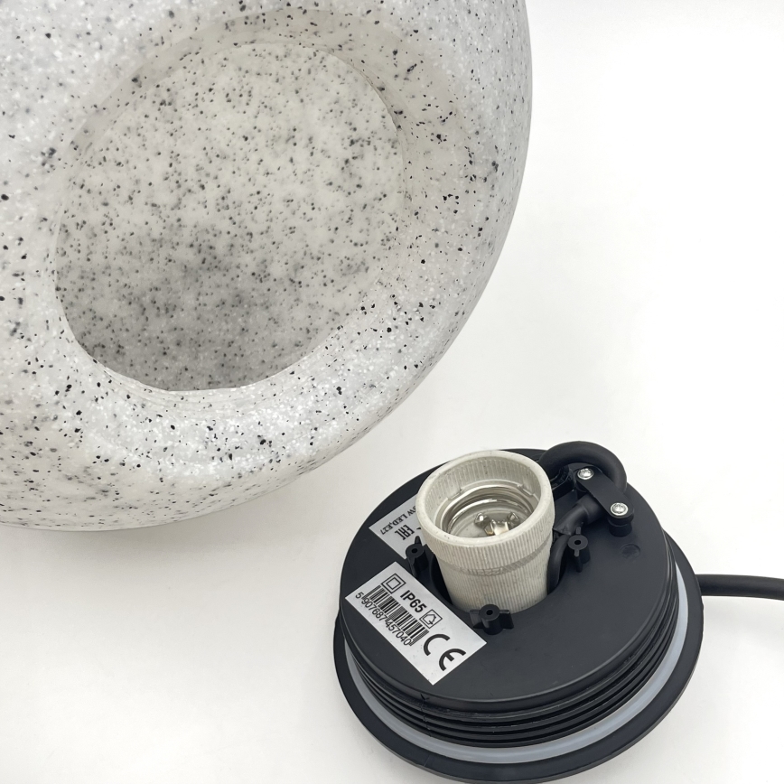 Lampada da esterno LUMISTONE 1xE27/15W/230V IP65 Ø 28 cm