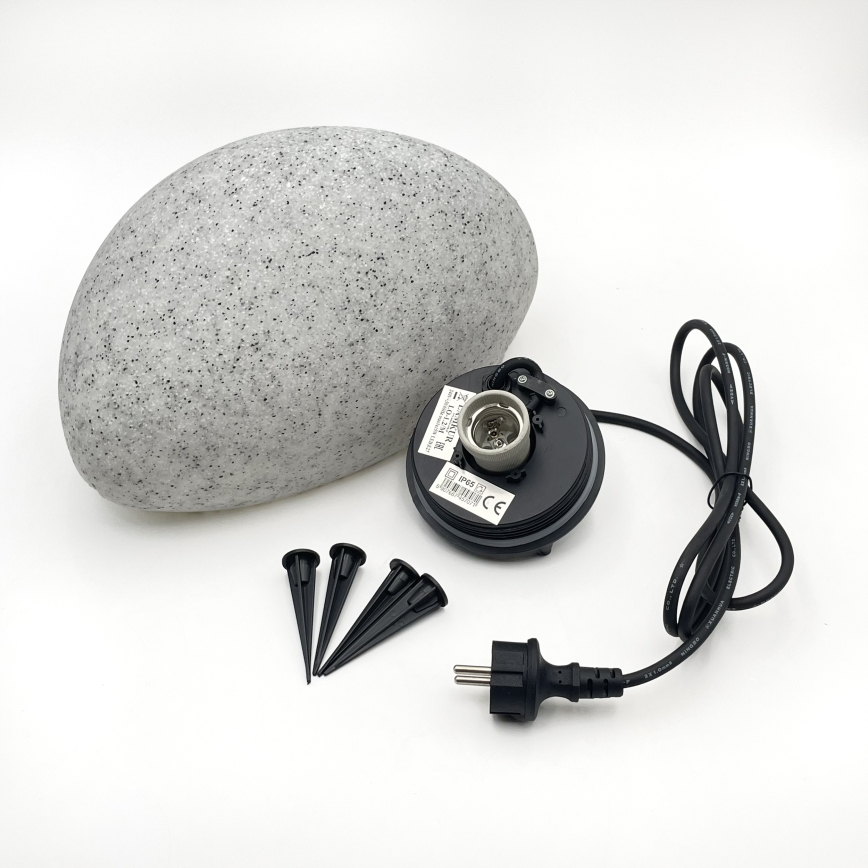 Lampada da esterno LUMISTONE 1xE27/15W/230V IP65 Ø 31,8 cm