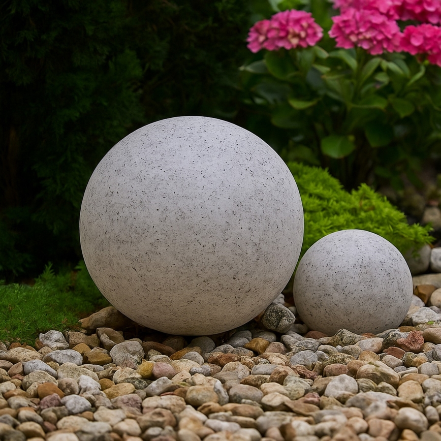 Lampada da esterno LUMISTONE 1xE27/15W/230V IP65 Ø 38 cm