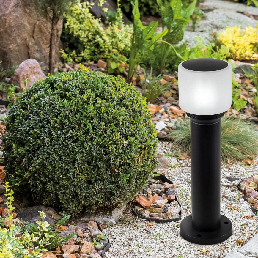 Lampada da esterno MADRID 1xE27/12W/230V 40 cm IP44 nera
