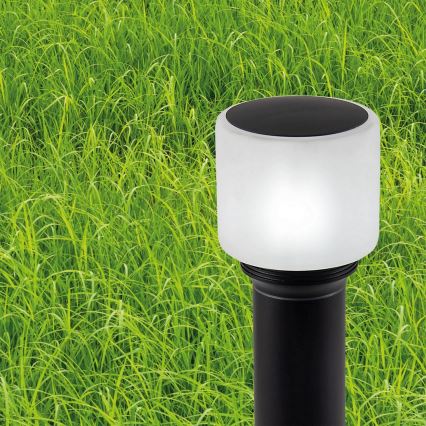 Lampada da esterno MADRID 1xE27/12W/230V 40 cm IP44 nera