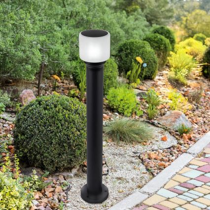 Lampada da esterno MADRID 1xE27/12W/230V 80 cm IP44 nera