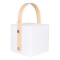 Lampada da esterno MAJORKA LED RGBW, 0,5 W / 5 V USB, 1200 mAh, IP44, bianca