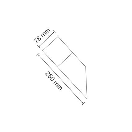 Lampada da esterno NEW YORK 1xE27/40W/230V IP44 antracite