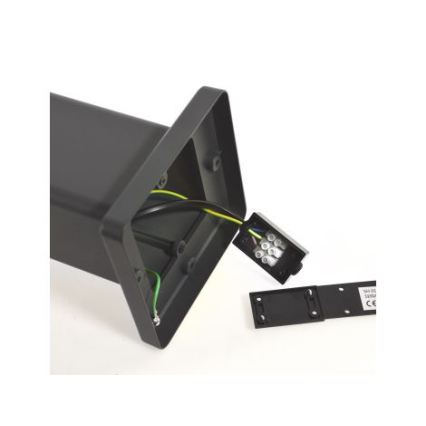 Lampada da esterno SANTA 1xE27/60W/230V 50 cm IP54 nera