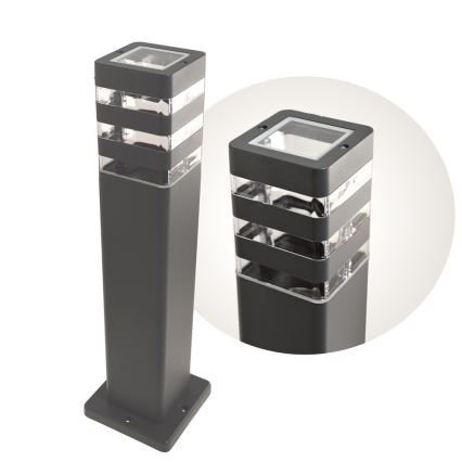 Lampada da esterno SANTA 1xE27/60W/230V 50 cm IP54 antracite