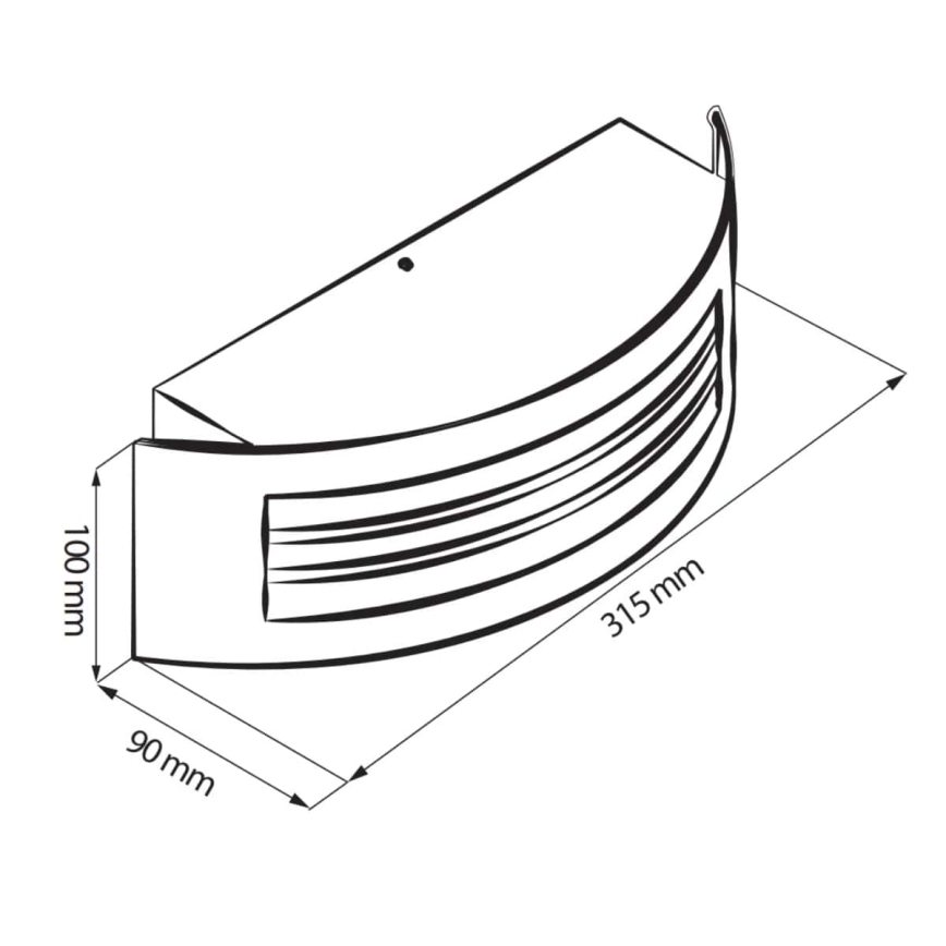 Lampada da esterno SITOM 1xE27/14W/230V