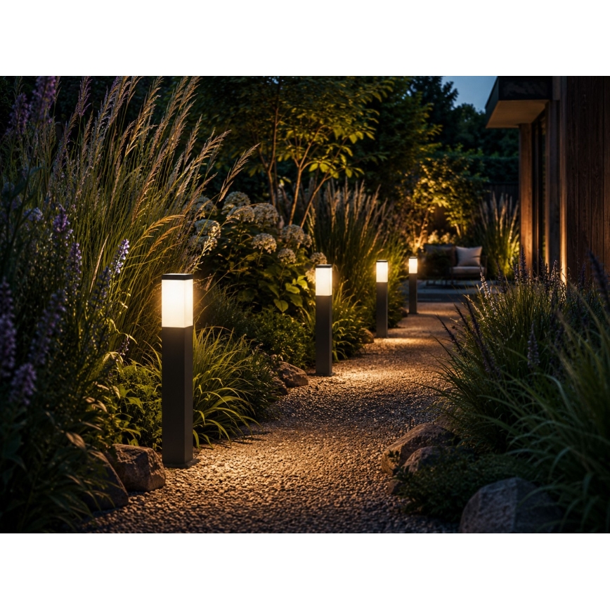Lampada da esterno SOPPA 1xE27/60W/230V 65 cm IP44 antracite