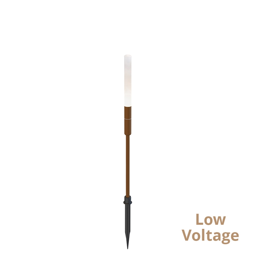 Lampada da esterno STICK LED, 1,5W/24V, IP65, marrone