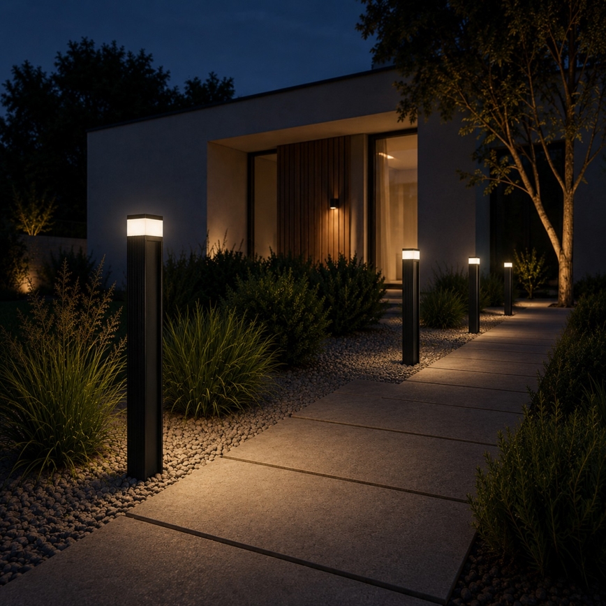 Lampada da esterno VESPER 1x G9/5W/230V IP44 80 cm nera