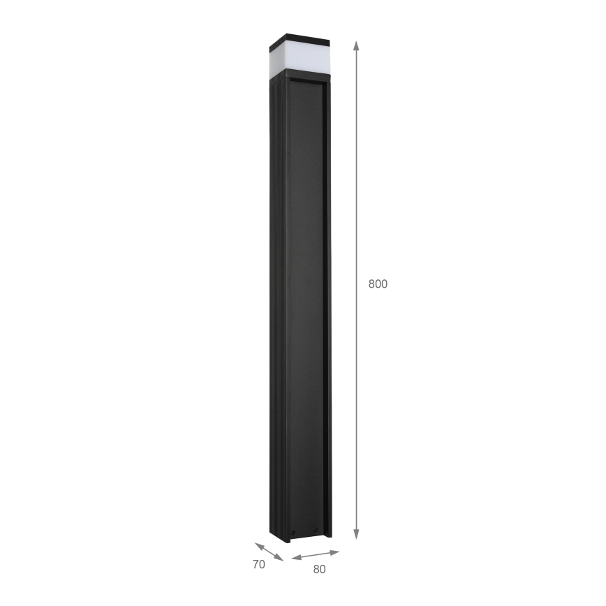 Lampada da esterno VESPER 1x G9/5W/230V IP44 80 cm nera