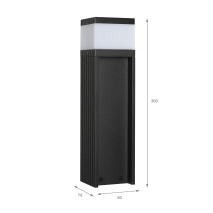 Lampada da esterno VESPER 1xG9/5W/230V IP44 30 cm nera