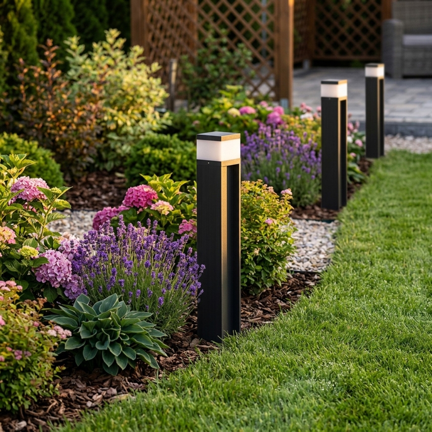 Lampada da esterno VESPER 1xG9/5W/230V IP44 50 cm nera