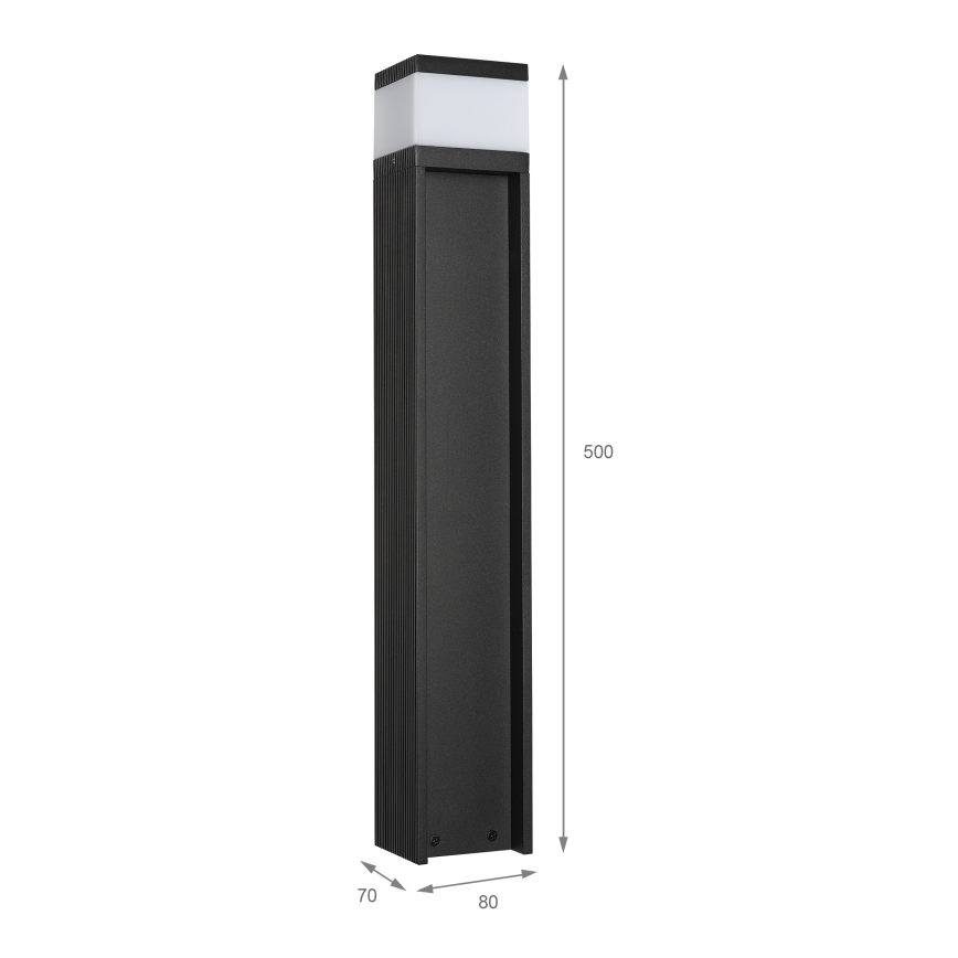 Lampada da esterno VESPER 1xG9/5W/230V IP44 50 cm nera
