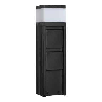 Lampada da esterno VESPER con 2 portalampade, 1xG9/5W/230V, IP44, 30 cm, nera