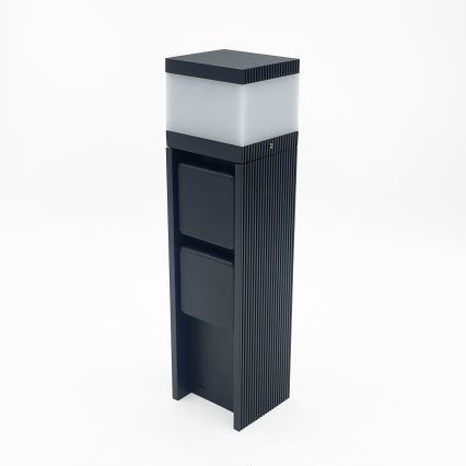 Lampada da esterno VESPER con 2 portalampade, 1xG9/5W/230V, IP44, 30 cm, nera