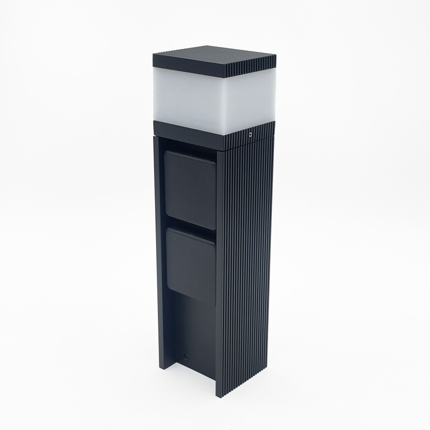 Lampada da esterno VESPER con 2 portalampade, 1xG9/5W/230V, IP44, 30 cm, nera