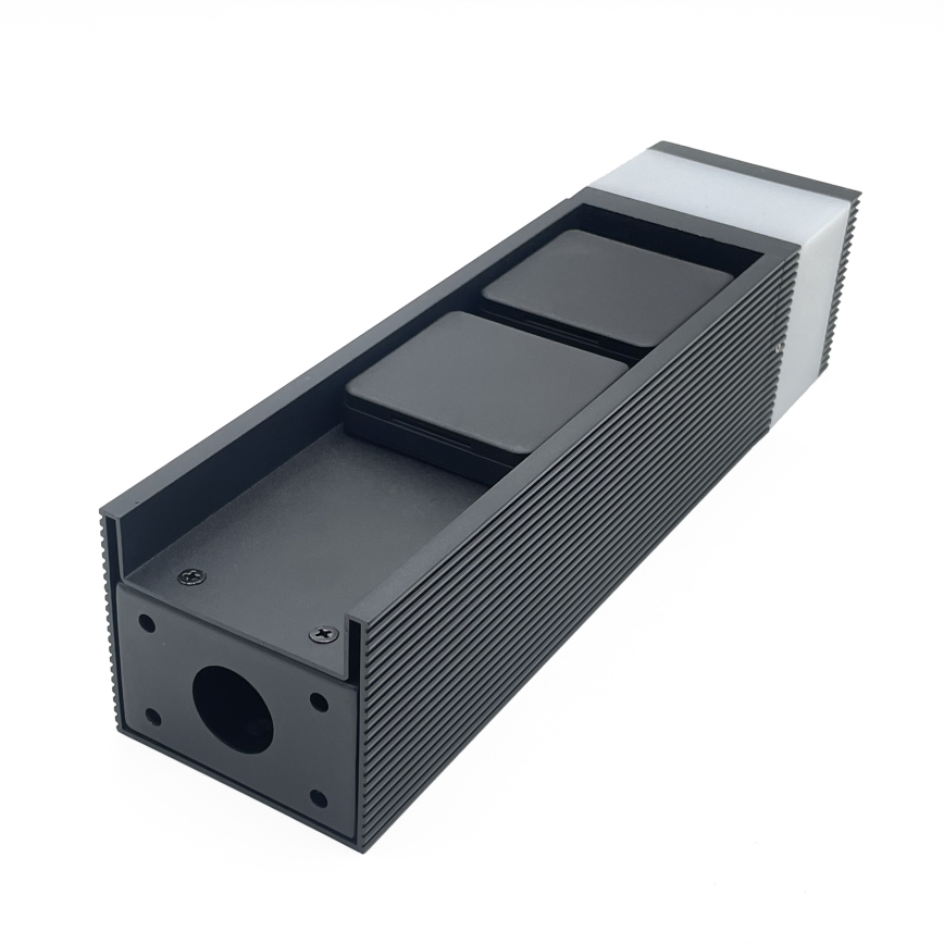 Lampada da esterno VESPER con 2 portalampade, 1xG9/5W/230V, IP44, 30 cm, nera