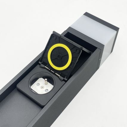 Lampada da esterno VESPER con 2 portalampade, 1xG9/5W/230V, IP44, 30 cm, nera